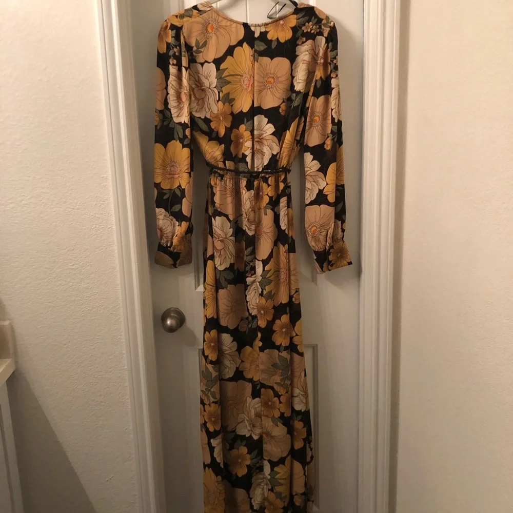 Floral tassel tie maxi dress - Picture 4 of 5